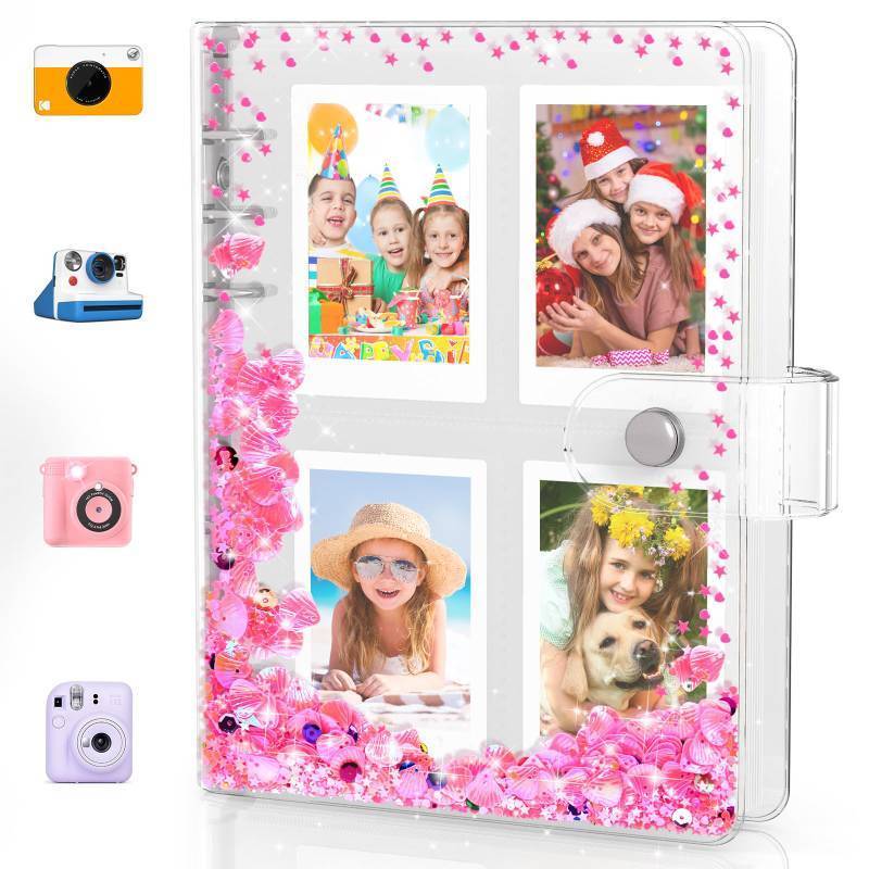 lot 60093 image: Kids Photo Album for Instax Mini, Gifts for Girls Ages 4 to 12