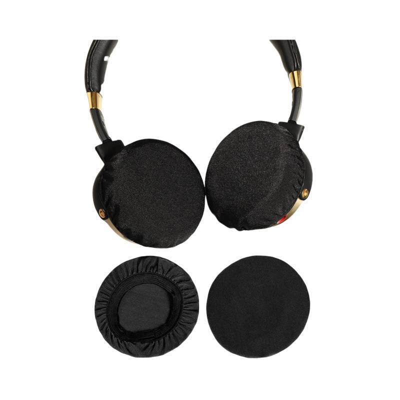 lot 8314 image: HAOQUOOU 2 Pairs Headphone Earpad Covers - Replacement Earpads Cushions - Headphone Sweat Covers Washable and Stretchable Ear Pads Protectors for Gym Libraries, Studying Gaming (9-11 cm)