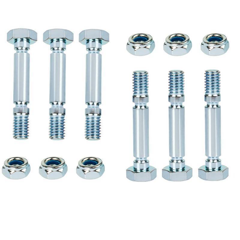 lot 8310 image: 303160355 Shear Pins and Nuts for Power-Smart Snowblower, 6 Sets