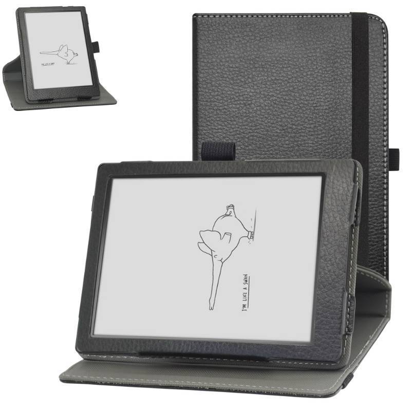 lot 8367 image: MAMA MOUTH for Boox Poke 5 Case,BOOX Go 6 Case,360 Degree Rotary Stand with Cute Pattern Cover for Onyx BOOX Go 6 Onyx Boox Poke 5 Boox Poke 5S 6 EReader Cases,Black