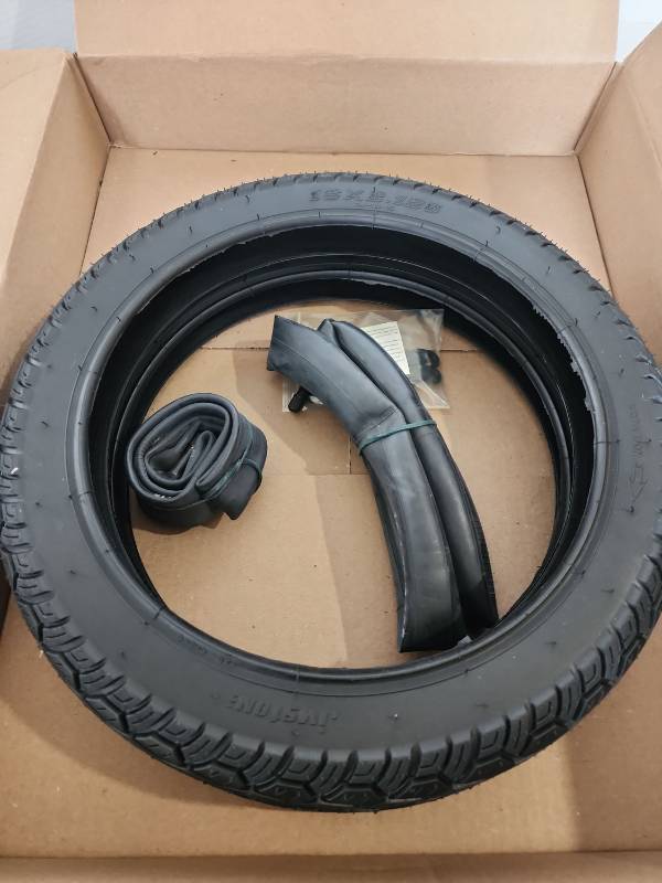 lot 8623 image: Livingstone Bicycle Tire 16 x 2.125 with Inner Tube