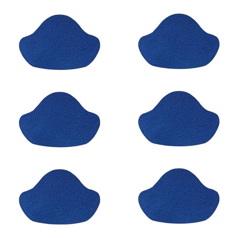 lot 8703 image: BITTONE Shoe Heel Repar, 6 Pcs Kit Self Adhesive Inside Shoe Patches for Loose Shoes Anti Blister Comfort Insole Heel Protectors. (Blue)