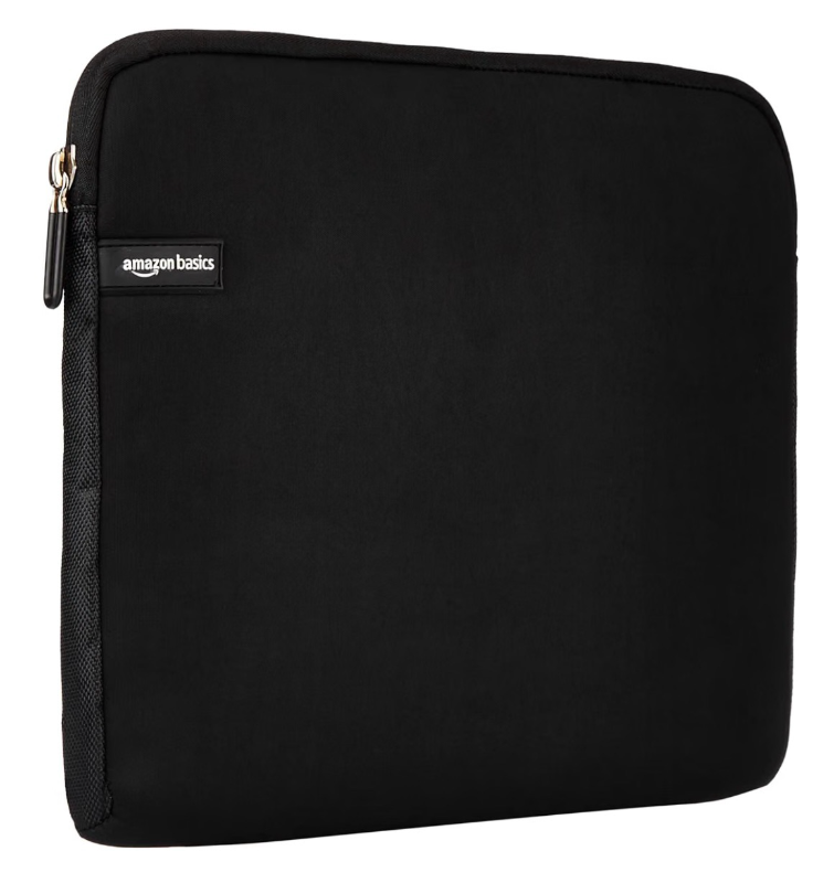 lot 8955 image: Amazon Basics 14 inch Laptop Sleeve, Protective Case with Zipper for MacBook Pro, MacBook Air, Surface, Dell, HP, Lenovo - Black