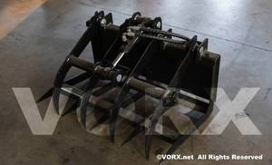 lot 10117 image: Unused Vorx Mini Skid Steer Timber Grapple Attachment (NL400LG)