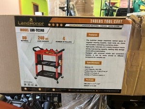 lot 10053 image: Unused Land Honor 240Lbs Tool Cart (LHR-TC240)