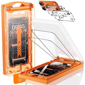 lot 2237 image: 22 Packs for iPhone 17 Pro Max Screen Protector,with Camera Lens Protector - Retail $22