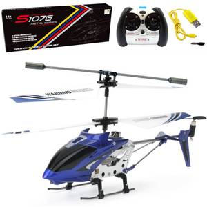 lot 2243 image: Cheerwing S107S107G Phantom 3CH 3.5 Channel Mini RC Helicopter with Gyro Blue - Retail $25