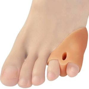 lot 2250 image: Chiroplax Tailors Bunion Gel Corrector Pads Bunionette Pinky Toe Protector - Retail $15