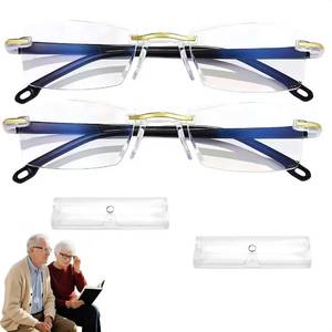 lot 2262 image: Auto Focus Glasses��2pcs Anti-Blue Light Auto Focus Presbyopia Glass, Glass For Men Women. - Retail $10