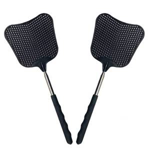 lot 2273 image: 2Pack Telescopic Fly Swatters, Plastic Fly Swatter, Extendable Flyswatter - Retail $7