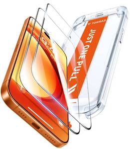 lot 2294 image: TORRAS Unbreakable for iPhone 17 Pro Screen Protector, 2-Pack, 6.3 inch - Retail $30