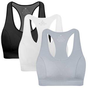 lot 2321 image: Women Racerback Sports Bras - High Impact Workout Gym Activewear Bra M - Retail $23