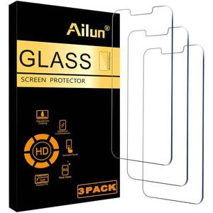 lot 2331 image: Ailun Screen Protector for iPhone 14 PlusiPhone 13 Pro Max, 3 Pack - Retail $6
