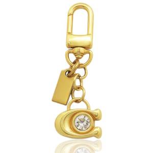 lot 2349 image: SOOFOTOO Golden Bag Charms C for Handbags, Purse Charms with Letter C Initia, Unique Keychain Accessories for Women - Retail $10