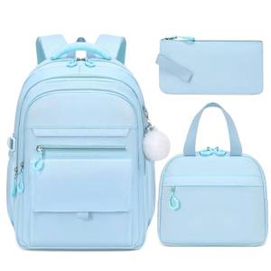 lot 2379 image: GeeWin Backpacks for Girls, Girls Backpack with Lunch Box & Pencil Case Set - Retail $40