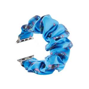 lot 2393 image: Cute Stitch Scrunchie Elastic Watch Band ��Adorable Gifts Ideas For women,Best friend,Compatible With apple iWatch Series 654321,For Watch Band 38mm40mm - Retail $16