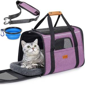 lot 2441 image: Morpilot Pet Carrier for Large Cats, Puppies & Small Dogs Up to 25lbs - Retail $36