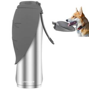 lot 2453 image: URPOWER Insulated Dog Water Bottle, 27 oz Leakproof Travel Bottle - Retail $26