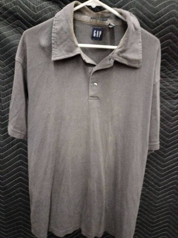lot 33995 image: Gap Gray Fitted polo shirt - XXL