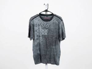 lot 25722 image: Royal Premium Graphic T-Shirt Gray Raglan - XL