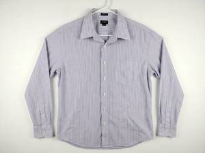 lot 25742 image: J.Crew Mens Long-Sleeve Button-Up Dress Shirt L