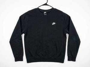 lot 25765 image: Nike Black Crewneck Sweatshirt XL