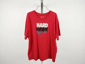 lot 25772 image: Nike The Nike Tee Red Graphic T-Shirt XXL