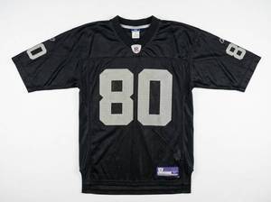 lot 25773 image: Reebok NFL Rice #80 Football Jersey Black M