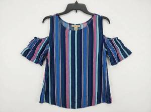 lot 25783 image: a.n.a Striped Off Shoulder Top, Large, with Shorts