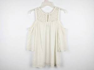 lot 25784 image: BaileyBlue White Lace Sleeveless Tank Top - L