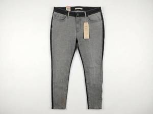 lot 25786 image: Levis 711 Skinny Fit Jeans Grizzly Grey 30x30