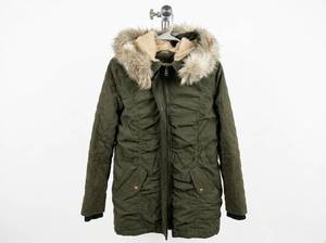 lot 25797 image: B Laundry Design Parka Jacket w Faux Fur Hood - L