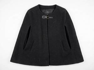 lot 25810 image: Forever 21 Black Cape-Style Jacket One Size