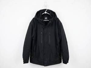 lot 25825 image: ZeroXposur Black Hooded Jacket Size 4X4XG
