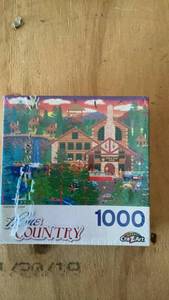 lot 162 image: Cra-Z-Art Home Country 1000 Piece Jigsaw Puzzle Daring Bear Lodge