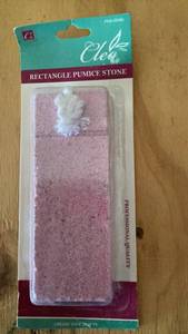 lot 165 image: Clea Rectangle Pumice Stone PED-05481 - Retail $0