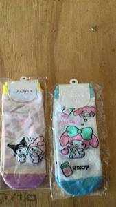 lot 179 image: 2 Pairs Sanrio Character Socks Printed Design women