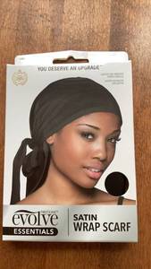 lot 212 image: Firstline Evolve Essentials Satin Wrap Scarf Black
