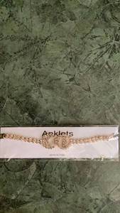 lot 242 image: Anklet Beaded Chain Bracelet