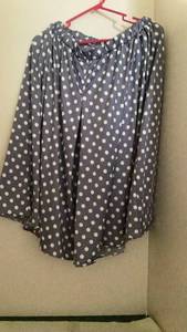 lot 292 image: Womens Polka Dot skort  lxl shorts preloved