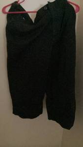 lot 294 image: Dark Shorts with Elastic Waistband 2  pairs both size 16 preloved