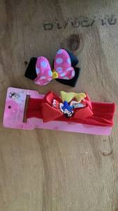lot 309 image: Kids Hair Accessories 2-Pack Bows Clips