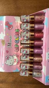 lot 330 image: Mimato Lip Gloss Collection 8 Piece Set Hello Kitty8 colors