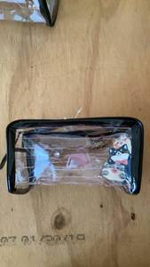 lot 338 image: NOSSO18 Cosmetic Bag Black Multi-Compartment Organizer