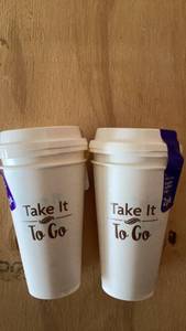 lot 357 image: Simplify Coffee Cup 2 sets of 2pk 16 fl oz 473 ml