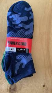 lot 394 image: Power Club Socks 3 Pair Size 10-13 mens