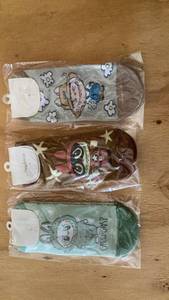 lot 427 image: 3-Pack Printed Socks with Graphic Designs no show adult