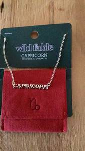 lot 456 image: Wild Fable Capricorn Necklace December 23 - January 19