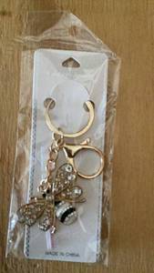 lot 459 image: Fashion Jewelry Keychain with Butterfly Charm