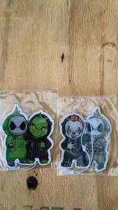 lot 480 image: Character Sticker Lot 4 Pieces Cartoon Figure air freshners - Retail $0
